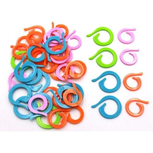 500pcs/set Plastic Open-ended Sewing Counting Circular Rings Knitting Stitch Marker Crochet Needle Sewing Craft Supplies Tools