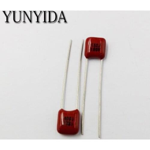 Free Shipping 10pcs, CBB 152J 100V 0.0015UF 1.5NF P5mm Metallized Film Capacitor