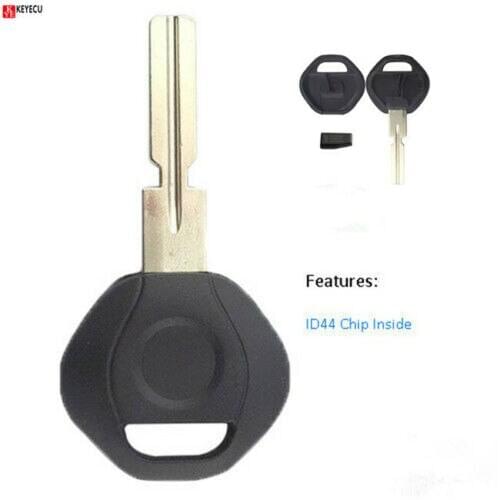 Keyecu New Transponder Chip Ignition Key Fob for BMW E38 E39 3 5 7 Series 1999 2000 2001 2002 2003 2004 2005 - HU58