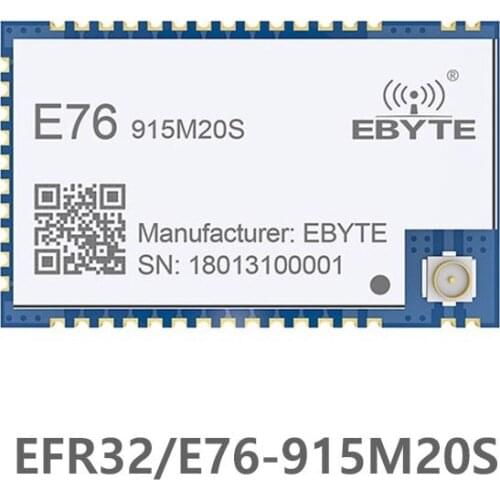 E76-915M20S EFR32 915MHz 100mW SMD Wireless Transceiver Long Distance 20dBm SOC ARM 915 MHz Transmitter Receiver rf Module