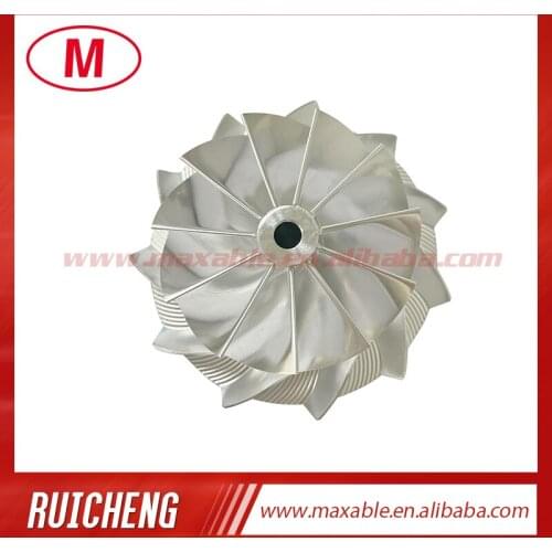 GTX3582 9833/2/1 62.45/82.36 mm 11+0 blades Reverse high performance turbocharger billet/milling/aluminum 2618 compressor wheel