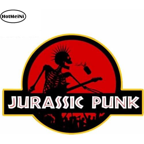 HotMeiNi 13cm x 9.4cm for Jurassic Punk Car Stickers Vinyl JDM Bumper Trunk Truck Graphics Windshield Bumper Windows RV Decal