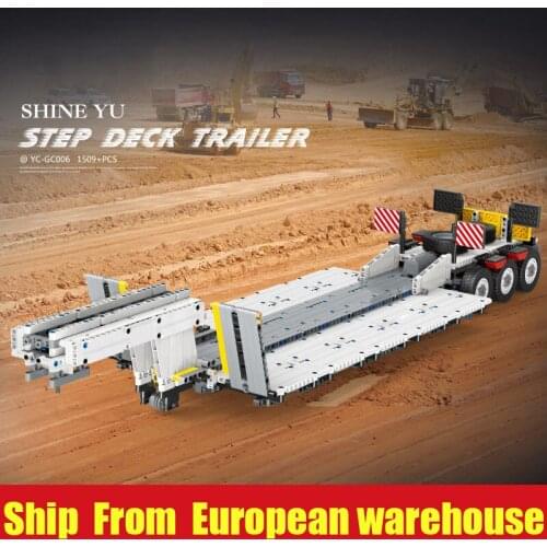 Yeshin X-Tech Car Model The Crane Lorry high-tech Car Toys Building Blocks Bricks Assembly Kits Car Toys As Kids Christmas Gifts