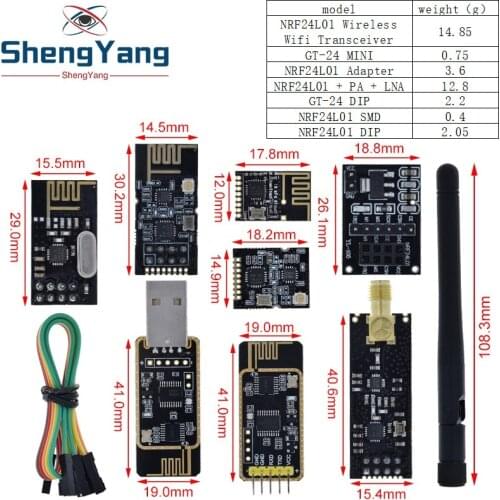 NRF24L01+PA+LNA (With Antenna) 2.4G Wireless Data Transmission Module 1100-Meters Long-Distance Long-Distance For Arduino