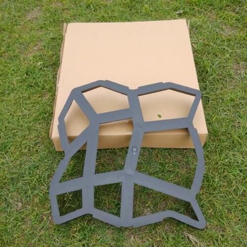 Pathmate Stone Mold. Concrete Stepping Stone Mold, Pavement Random, Paving mold
