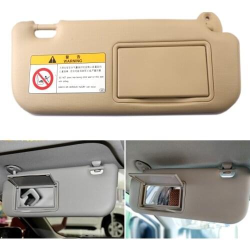 Car Interior Front Left / Right Sun Visor Panel Sunvisor with Makeup Mirror For Toyota Corolla E160 E170 2014 2015 2016 2017