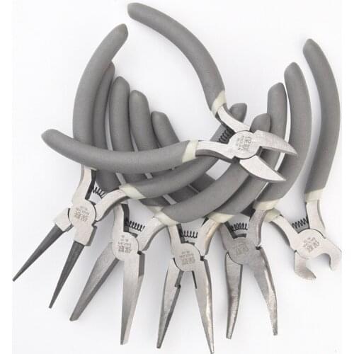 1pcs 5 inch multifunctional needle nose pliers vise diagonal electrician wire stripping pliers