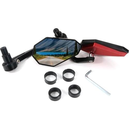 Motorbike Handle Bar End Side Mirrors Fit For YAMAHA FZR600 FZR 1000 FZ6R FZ1 FZ6 Fazer MT-07 FZ07 FZ09 MT-09 MT-10 XJ6 XSR900