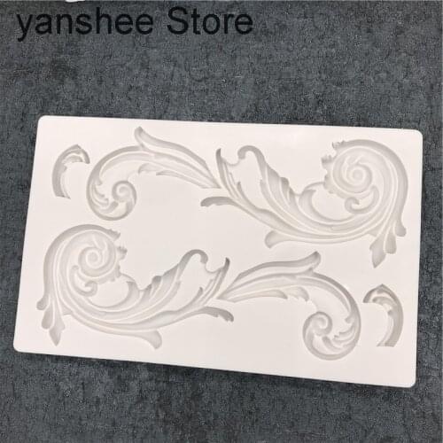 Silicone pattern lace for decorative edges of cakes, chocolates, candy, pastries, kitchens, food grade baking tools, etc