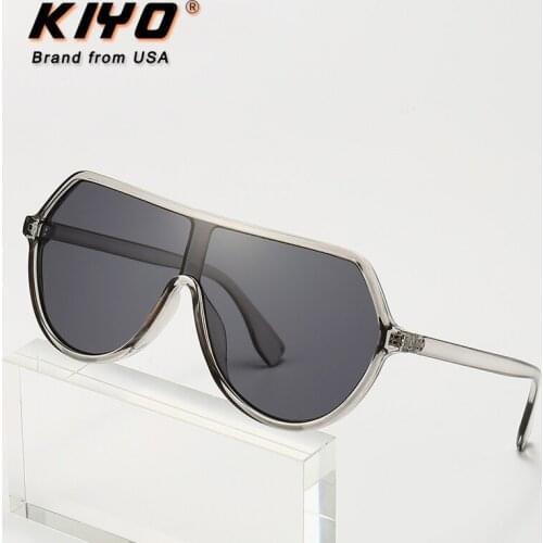 KIYO Brand 2020 New Women Polygonal Sunglasses PC Fashion Sun Glasses High Quality UV400 Driving Eyewear 2012