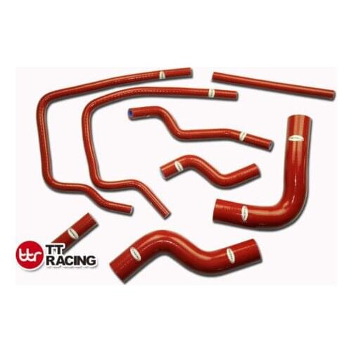 TT1802CRE- SUBARU IMPREZA GC8 EJ20 STI WRX GT MK3-6 SILICONE RADIATOR HOSE KIT RED