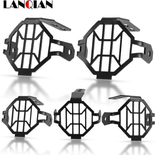 Universal Motorcycle LED Fog Light Lanp Protector Guard Cover Foglight Lamp Cover For BMW R1200GS ADV F800GS Adventure Parts
