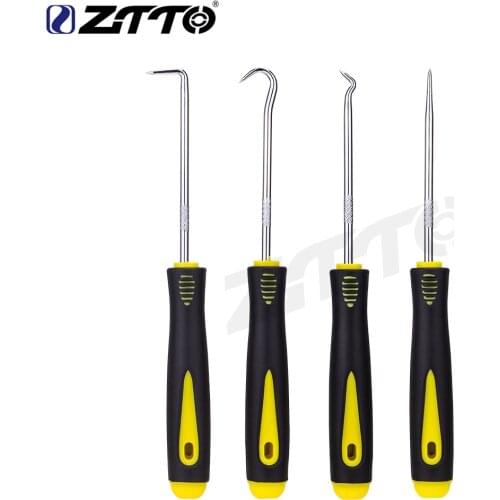 ZTTO MTB Bike Piston O-ring Remove Hook For Suspension Fork Rear Shock Maintenance Oil Seal Bicycle Service Tool 90Degree