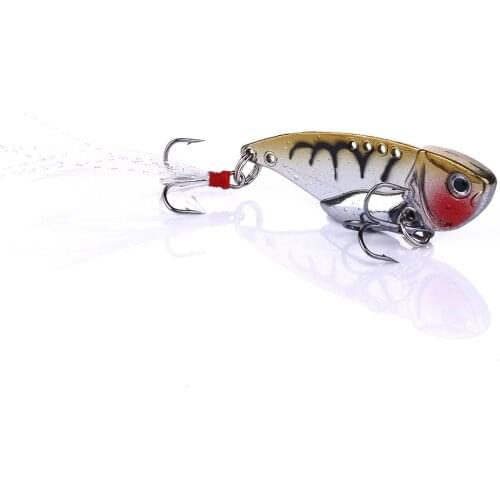 1Pcs Metal VIB Lures 5.5cm 11g Crankbait vivid Vibrations Spoon Lure Fishing bait Bass Artificial Hard Bait Cicada lure VIB Bait