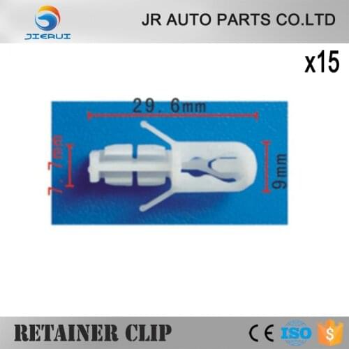 15pcs Nylon Roof Moulding Clips For Acura For Honda 90666-SS0-003 Legend TL Prelude