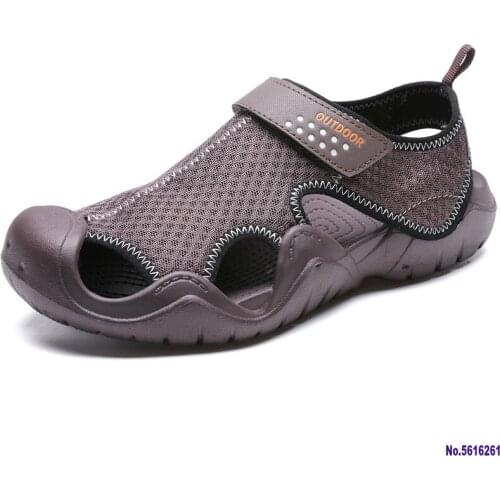 2020 New Summer Men Sandals Outdoor Casual Mesh Beach Sandals Fashion Light Breathable Roman Sandals Hot Big Size 47 48