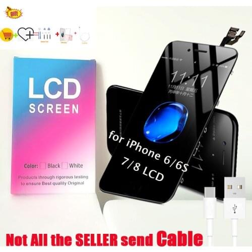 [30 Day Money Back] Display for iPhone 6 Screen On 7 Pantalla Replacement for iPhone 8 Schermo with Retail Package and Free Tool