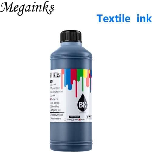 500ML DTG Textile Ink for Brother GT-3 Series GT-341 GT-361 GT-381 GT 341 361 381 Digital Inkjet Printer K C M Y White +Cleaning