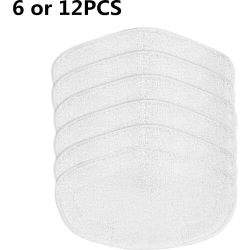6 or 12 PCS Mop Pads Fit for Polti Vaporetto PAEU0332, Vaporetto Smart 40_Mop, Vaporetto SV400_Hygiene, SV420_Frescovapor Mop