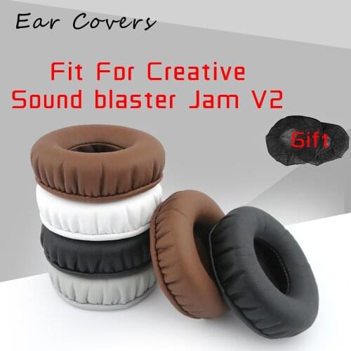 Ear Covers Earpads For Creative Sound blaster Jam V2 Headphone Replacement Earpads