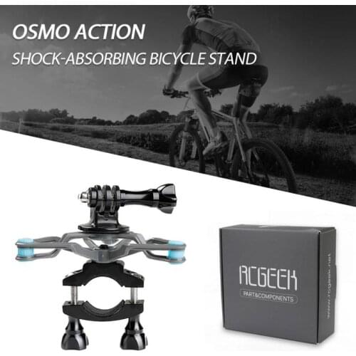 Shock Absorbing Bicycle Support for DJI OSMO ACTION Sports Camera Stable Holder for DJI Sports Camera Bicycle Camera Accessories