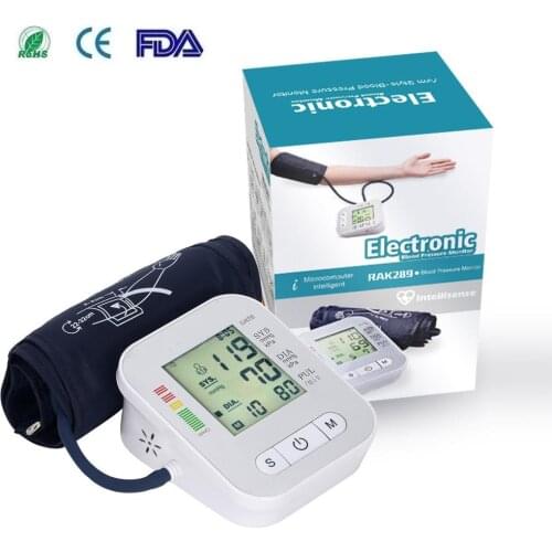 Automatic Digital Arm Blood Pressure Monitor Heart Beat Rate Pulse Meter Tonometer Sphygmomanometer Pulsometer Home Health Care