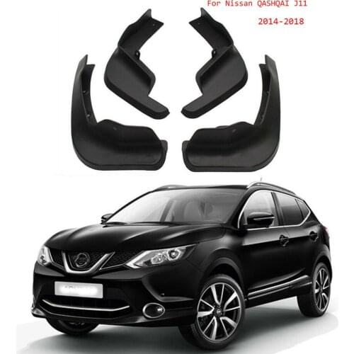 Fivefinger Car Front Rear Fender Flares Mud Flaps Splash Guard Mudflaps Mudguard For Nissan Qashqai J11 2014 2015 2016 2017 2018