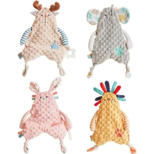Baby Soother Appease Towel Cute Animal Doll Teether Infants Comfort Sleeping Nursing Cuddling Toys 87HD