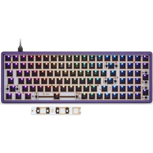 EPOMAKER GK96X/GK96XS Drum CNC Bluetooth 5.1 Hot Swappable Keyboard kit, With RGB Backlit, Type-C Interface, Fully Programmable