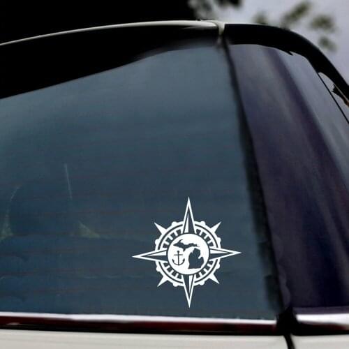 Car Body compass Stickers For Cars Cover Scratches Cartoon Window Decal For Motorcycle Vw Bmw E46 Ford Focus