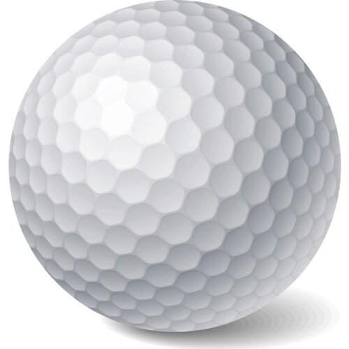 New 2pcs Golf Balls Outdoor Sports White 2 layer Synthetic Rubber Golf Ball Indoor Outdoor Practice Training Aids Drop Shipping