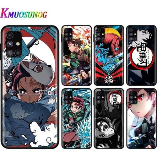 Anime Demon Slayer For Samsung Note 20 10 9 8 Ultra lite Plus Pro F62 M62 M60 M40 M31S M21 M20 M10S Soft Phone Case