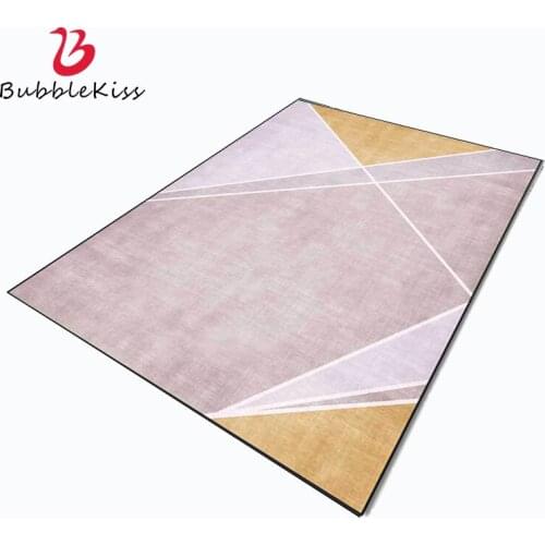 Bubble Kiss Modern Living Room Carpets For Bedroom Decor Pink Rug Girls Room Coffee Table Geometric Pattern Carpet