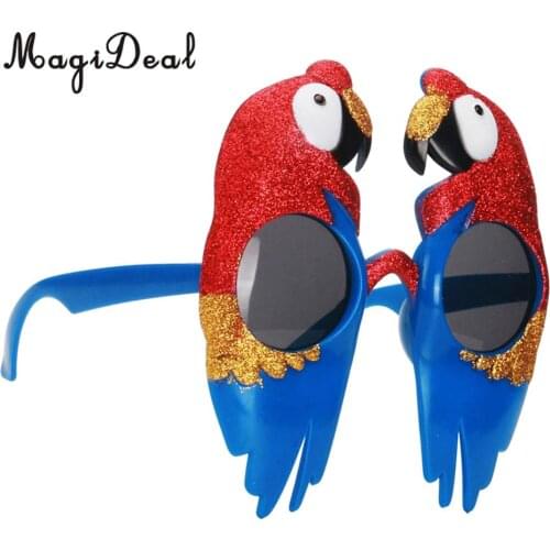 MagiDeal Novelty Fun Bird Parrot Sunglasses Halloween Christmas Costume Eyewear Macaw Glasses Favors
