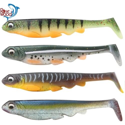 RoseWood 16cm/33g Swimbait Soft Bait Shad Rubber fish for pike perch cast fishing lure Silicone Wobblers Artificial Tackle
