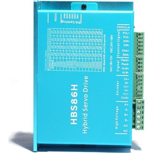 Fully digital 86 closed loop stepper motor driver HBS86H compatible with leadshine HBS86H 8.2A