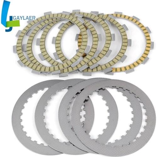 Clutch Plates Steel Friction Plate for Suzuki TU250 1992-2017 GZ250 Marauder 2002-2011 GW250 Inazuma 2013-2017 VL250 Intruder LC