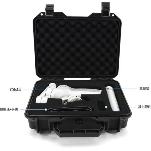 Storage Bag for DJI OM 4 Handheld Gimbal Full Accessories Fall-resistant Waterproof Explosion-proof ABS Portable Storage Bag
