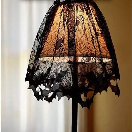 Convenient Comfortable Exquisite Halloween Cobweb Table Runner Cover for Festival