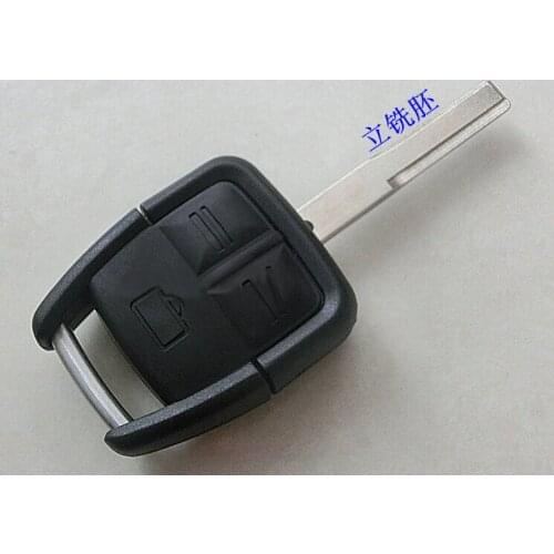 20PCS/lot For Opel Vectra Zafira Omega Replacement Remote Key Case Shell 3 Button Without light HU43 Blade Fob Key Cover