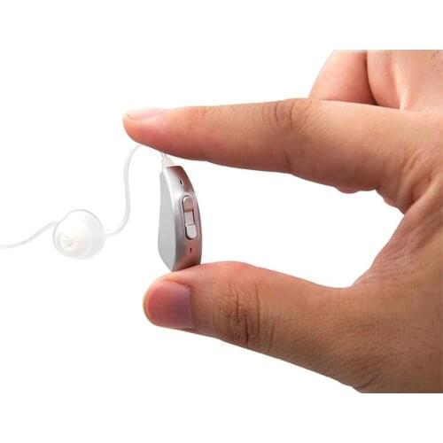 1 Pair Hearing Aids Rechargeable Audifonos Hearing Amplifier 10 Channels Hearing Aid with Noise Reduction for Deaf Elderly