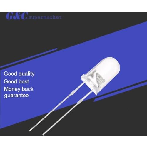 100pcs Super Bright 5mm Round UV/ Purple Led Emitting Diode F5 LED light for DIY lights diy electronics