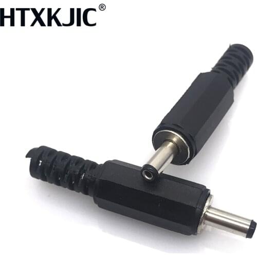 20pcs 1.35mm x 3.5mm Male DC Power Plug Jack Adapter Connector Plastic Adapter 3.5*1.35mm