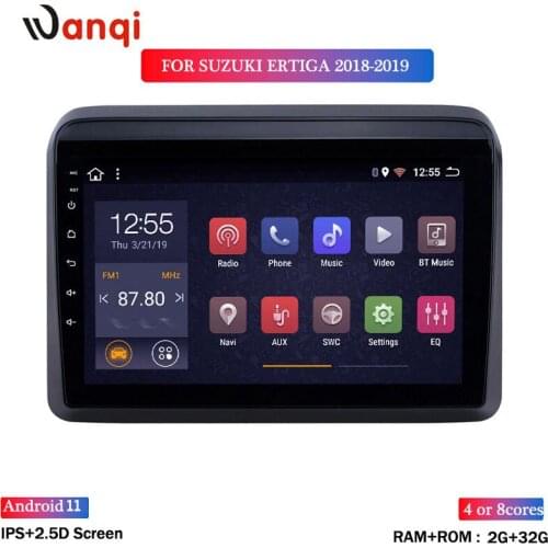 2G RAM 32G wan qi ROM 9 inch Android 8.1 GPS Navigation System for Suzuki ERTIGA 2018-2019 with Bluetooth USB WIFI