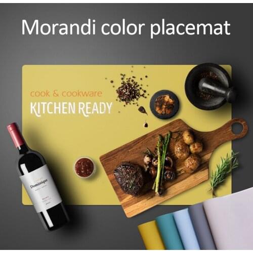 40*30cm/23*20cm New Silicone Waterproof Placemat Table Mat Heat Insulation Anti-skidding Washable Durable For Kitchen Dining