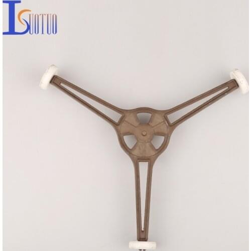 90mm Radius three Tripods 18mm Wheel Runner/Turn Bracket Microwave Oven Parts