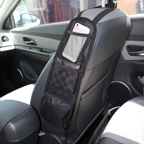 Kayme Car Organizer Seat Storage Bag Car seat back side hanging bag phone bag beverage bag Multi-Pocket storage bag