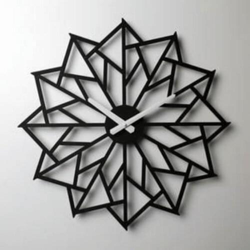 HLO 2021 Black Wooden Wall Clock Home Decoration Quality Material Reasonable Price Trendy Safe Shopping Different Design Elegant