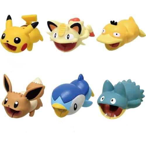 Cartoon Cable Bite Protector Anime For iphone7 8Plus USB Charging Wire Winder Cable Organizer Cute Animal Data Line Cable Holder