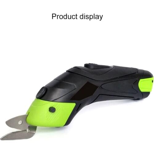 3.6V Electric Scissors Cordless Lithium Battery Fabric Leather Cloth Cutting Sewing Scissor Rechargeable Handheld Cutter Tool